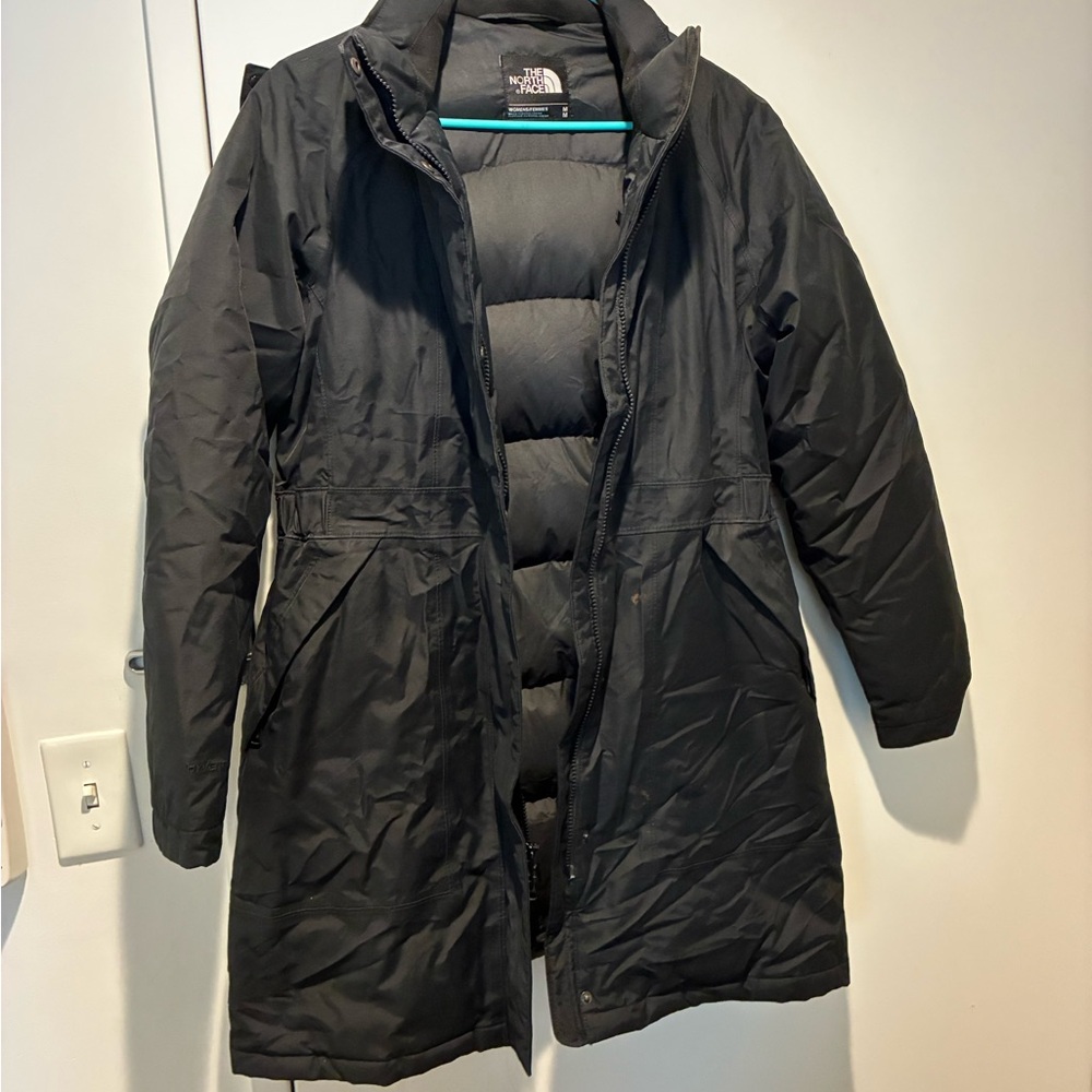 The North Face Women's Black Long Insulated Puffer Coat